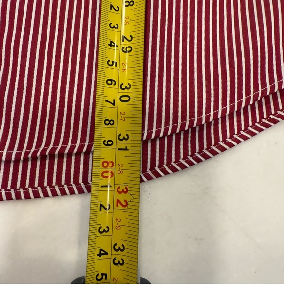 Polo Ralph Lauren Men’s Button Down Shirt Red & White Striped Sz L NWT - Picture 8 of 10